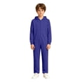 thumbnail image 3 of Boys’ Hooded One Piece Jumpsuit, Long Sleeve Solid Color Zip Up Onesie, Casual Halloween Costume for Kids, 3 of 8