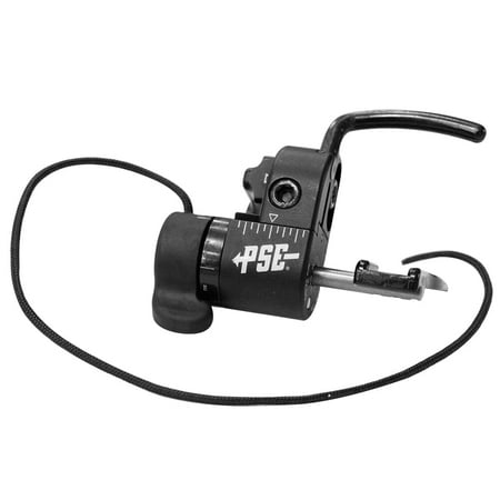 PSE Ultra HDX Black LH Drop-Away Arrow Rest Left-Handed Full Arrow Containment Precision Design for Hunting and Target Shooting (41938LBK)