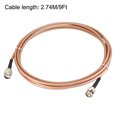 thumbnail image 4 of Cable Coaxial RG400 Macho Recto a BNC Macho 2.74M Unique Bargains, 4 of 4
