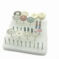 thumbnail image 6 of 35pcs/Set Dental HP Kit for Grinding or Polish Ceramic/Porcelain Applied to Laborary DIY Hobbies Diamond Burs Brush Dentist Tool, 6 of 6