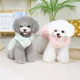 thumbnail image 3 of Pet Cotton Clothes Autumn Winter Princess Dress Small Dog Thick Skirt Warm Coat Puppy Harness Fashion Grid Cold Proof Chihuahua ShopWise Round, 3 of 8