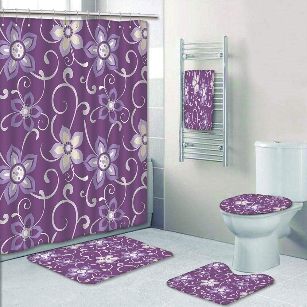 PRTAU Eggplant Beautiful Lilacs with Leaves Sticking Out of Them in