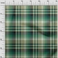 thumbnail image 3 of oneOonePolyesterSpandexGreenFabricCheckCraftProjectsDecorFabricPrintedByTheYard56InchWide, 3 of 4