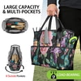 thumbnail image 2 of Garden Tool Bag,Pioneer Flower Floral Print Pattern Garden Tool Organizer,Garden Gifts,Waterproof Multi-Pocket Garden Tool Storage 11.8x5.5x11.4 Inch(Tools NOT Included), 2 of 6