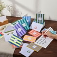 thumbnail image 4 of 144 Pcs Palm Beach Thank You Cards With Envelopes & Stickers Bulk  9 Striped Designs 3.5 X 5 Decor Notes Blank Greeting Sheets For Handwritten Messages Gratitude Gifts, 4 of 7