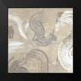 thumbnail image 2 of Haru Ikeda 20x20 Black Modern Wood Framed Wall Art Titled - Of Sand and Stone (detail), 2 of 5