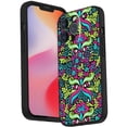 thumbnail image 1 of Compatible with iPhone 14 Pro Max Phone Case, Mexican-Bohemian-Bright-Floral-Pattern-3 Case Silicone Protective for Teen Girl Boy Case for iPhone 14 Pro Max, 1 of 1