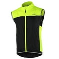 thumbnail image 2 of LARUYEKO Men's Cycling Running Jacket Bike Windbreaker Vest Reflective Lightweight Windproof Coat Cycling Sleeves for Men Mens Cycling Shirt for Cyclist Riding Shirts for Men Funkier Bike Shirts Bike, 2 of 4