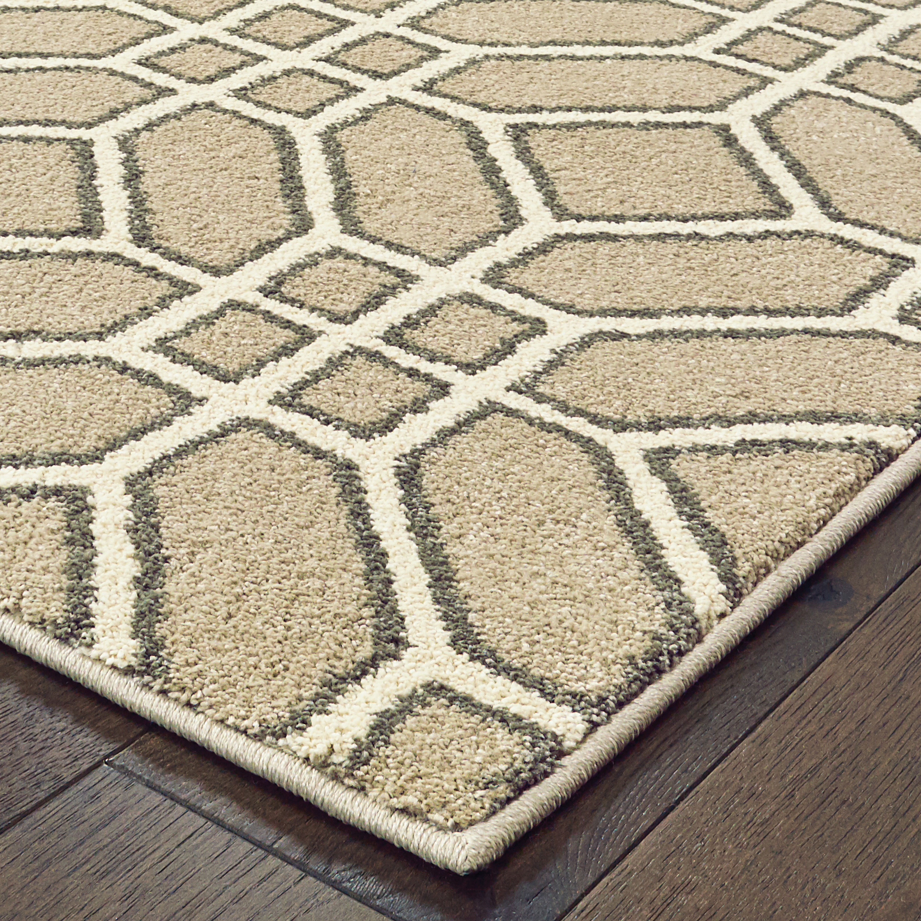 Avalon Home Candler Geometric Tiles Area Rug or Runner, Multiple Sizes