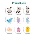 thumbnail image 4 of Mini figuras de animales que brillan en la oscuridad jrootouh, paquete de 110, 4 of 7