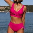 thumbnail image 4 of HomeGardon Bestselling Bikini,Swimsuits for Women Women Solid Backless Bikini Bandage Two-Pieces Swimwear Swimsuit Beachwear Set,S-XXL, 4 of 9