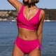 thumbnail image 4 of Cómodo traje de baño de dos piezas de vendaje de bikini sin espalda sólido para mujer Conjunto de ropa de playa OAVQHLG3B Store lin121212, 4 of 4