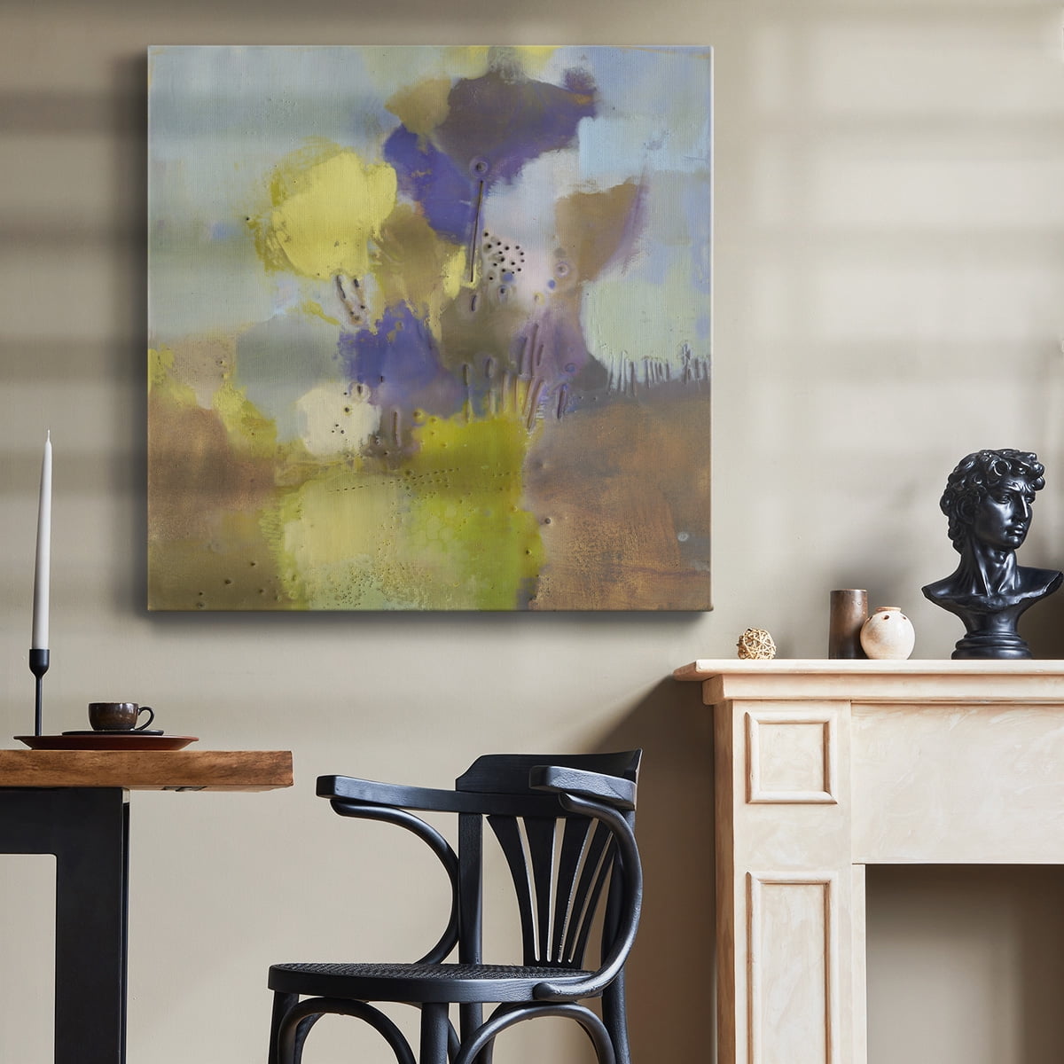 Wexford Home Blume V-Premium Gallery Wrapped Canvas, 24" x 24" - Ready to Hang