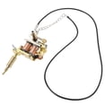 thumbnail image 3 of Colgante de Máquina de Tatuaje Mini Aleación, Máquina de Tatuaje con Bobinas Reales Collar Decoración Adorno de Bolso - Oro Unbranded JM13847, 3 of 7