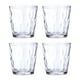 thumbnail image 1 of Vasos de acrílico de 10oz Uxcell, 4Pack, vasos reutilizables de plástico para el hogar y al aire libre, transparentes, 1 of 7