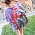 thumbnail image 4 of Nueva bolsa espacial, cápsula espacial portátil, mochila transparente para gatos, mochila transpirable, bolsa para gatos, bolsa de excursión, mochila portátil para gatos, 4 of 5