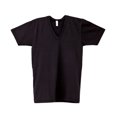 thumbnail image 1 of American Apparel - Camiseta de manga corta con cuello de pico Unisex Hombre Mujer - Verano (Negro), 1 of 1