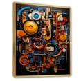 thumbnail image 2 of Designart "Vibrant Rhapsody Opt Art painting II" Abstract Floater Framed Canvas Art Print, 2 of 7
