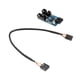 thumbnail image 4 of Cable de extensión de conector de Cable USB de cabezal USB de 9 pines para placa base de ventiladores de CPU , 1 a 2 cables, 4 of 7