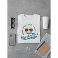 thumbnail image 3 of Ride the Wave - Surf Club Beach Vibes Retro Emoji Men's T-shirt, 3 of 4