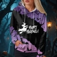 thumbnail image 2 of Godom Pumpkin Hooded for Women Fall Y2K Hoodies Halloween Pumpkin Face Graphic Winter Sweatshirt Long Sleeve Pullover, 2 of 6