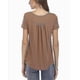 thumbnail image 2 of Camiseta de talla grande con botones lisos para mujer, camisetas informales de manga corta con cuello redondo-c, 2 of 3