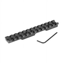 Evolution Gun Works Picatinny Rail Scope Mount, Savage Rascal, Undrilled, Aluminum, Black Finish