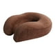 thumbnail image 2 of Almohada en apariencia de U Almohada de Cuello de Espuma de Memoria con Funda de Lavable marrón, 2 of 9