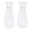 2pcs, variant on Clear Bud Vase,Plastic Transparent Vase,Modern Flower Vase,Table Centerpiece Vase for Home Party Wedding Decor