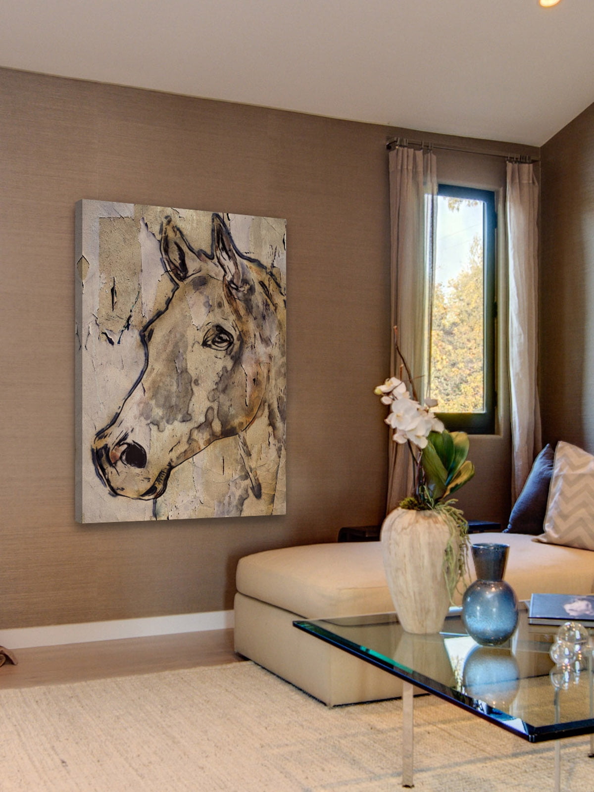"Winner Horse" Painting Print on Wrapped Canvas