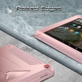 thumbnail image 5 of Fintie Case for Amazon Fire HD 10 / Fire HD 10 Plus 11th Generation 2021 Tablet - [Tuatara] Rugged Unibody Hybrid Kickstand Cover Built-in Screen Protector, Rose Gold, 5 of 8