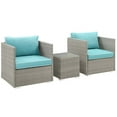 thumbnail image 2 of Repose 3 Piece Outdoor Patio Sectional Set, 2 of 6