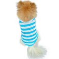 thumbnail image 3 of Cotton Striped Pet Shirt, Stylish Dog Polo T-Shirt with Collar, Breathable Cat Tee, Soft Material Puppy Top, Classic Patterned Pet Apparel, 3 of 3