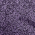 thumbnail image 1 of oneOone Georgette Viscose Violet Fabric Paisleys Craft Projects Decor Fabric Printed By The Yard 42 Inch Wide, 1 of 4