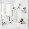 thumbnail image 6 of Cordless Free-Stop Light Filtering Zebra Roller Blinds for Bedroom/Living Room/Office,30"Wx72"H White, 6 of 6
