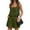Army Green, variant on Patlollav Womens 2 Piece Outfits Sleeveless Crop Top Shorts Set With Pockets