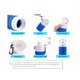 thumbnail image 2 of Botella plegable de 500 ML, ligera, a prueba de fugas, para viajes, Camping, senderismo, elementos esenciales, 2 of 4
