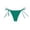 Green, variant on Women Bikini Bottoms Full Coverage Bikini Purple Mid Rise High Leg Bikini Bottom Beach Swimwear