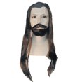 thumbnail image 1 of Lacey Wigs LW296MBN Saigon Wig & Beard Set - Medium Brown, 1 of 1