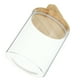 thumbnail image 4 of Contenedor de almacenamiento de granos de café, tarro de vidrio transparente, tarro de vidrio hermético con tapa de bambú para cocina, 4 of 5