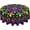 Mardi Gras Carnival Festival, variant on Christmas Round Tablecloth Washable Reusable Decoration 60 Inch Table Cover for Kitchen Party