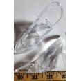 thumbnail image 1 of Chaussons Cendrillon, Plastique Transparent, 3.5 Pouces de Long, Lot de 36, 1 of 3