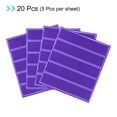 thumbnail image 3 of Uxcell Reflective Stickers, 20in4 Sets 4.5x1 Inch Adhesive Caution Warning Safety Tape Strips, Purple, 3 of 5