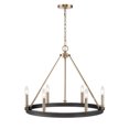 thumbnail image 7 of Millennium Lighting 9506 Carruth 6 Light 25" Wide Taper Candle Style Chandelier - Gold, 7 of 7