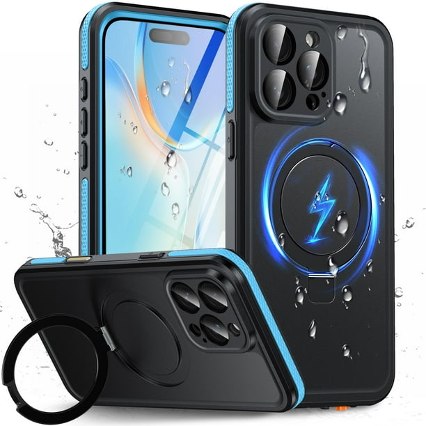 Funda impermeable Oterkin para iPhone 16 Pro con protector de pantalla