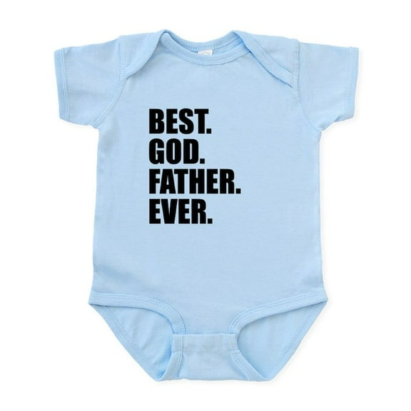 CafePress - Best Godfather Ever Body Suit - Baby Light Bodysuit, Size Newborn - 24 Months