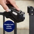 thumbnail image 3 of Steel Pet Safety Gate Pressure Mount Auto Close Wide Barrier Black 30 Inch, 3 of 6