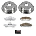 thumbnail image 3 of PowerStop Rear Z26 Street Warrior Carbon-Fiber Ceramic Brake Pad and Drilled and Slotted Rotor Kit Fits: PONTIAC Select Models K2935-26, 3 of 9