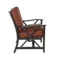 thumbnail image 3 of Patio Rocking Glider Chair, Antique Finish Rustproof Aluminum Frame Rocker Chair With Cushion, Outdoor Garden Furniture 2 Pieces Sets, 3 of 14