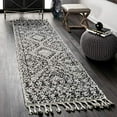thumbnail image 4 of nuLOOM Vasiliki Moroccan Tribal Shag Area Rug, 4' x 6', Gray, 4 of 4